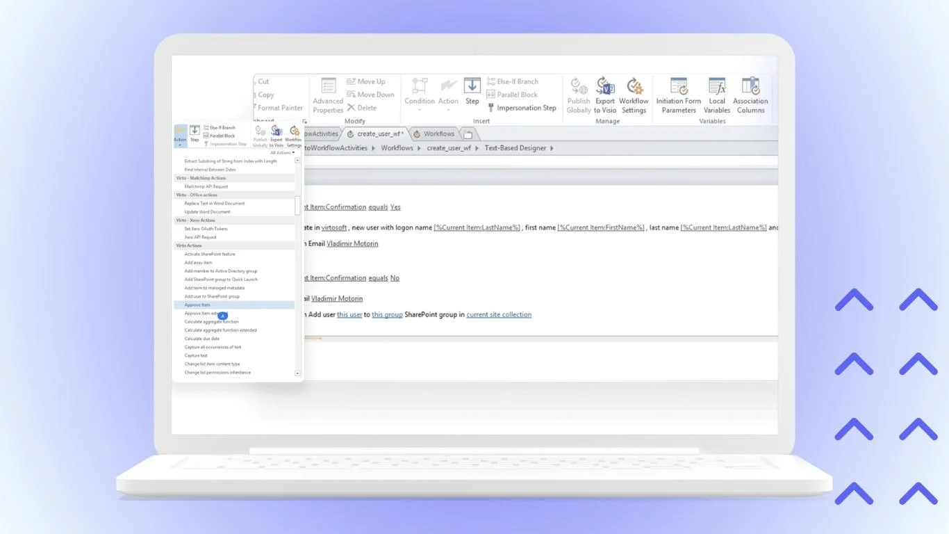 Virto Workflow Activities Kit on-premises SharePoint